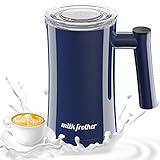 Milk Frother, Electric Milk Frother and Steamer, 3 in 1 Large Capacity Automatic Cold & Hot Milk Frother & Warmer, Foam Maker Milk Heater for Making Latte Cappuccino Macchiato Coffee Hot Chocolates