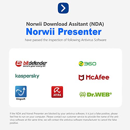 Norwii N26 Wireless Presenter With Laser Pointer 300 Ft, 2.4Ghz Presentation Clicker For Powerpoint Presentation, Ppt Powerpoint Clicker For Presentation Remote Google Slide Clicker #TOP7