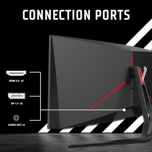 monitor GGC - 34" Curvo, 3440x1440 WQHD UltraWide, Pannello VA da 180Hz, Risposta 1ms, Collegamenti 2xHDMI e 2xDP, Adapt Sync - Monitor - Immagine 5