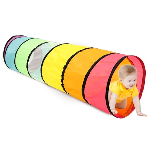 Tunnel de jeu pour enfants de 1,8 m avec sac de rangement pliable