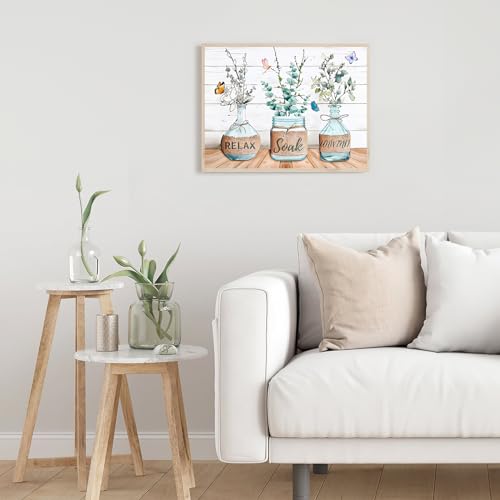 NymphFable Dazzlewall Bathroom Wall Art Poster Butterfly Plants Flower Prints, Botanical Quotes Wall Poster for Farmhouse Bathroom Decor 12x16 in Unframed - Cosy Home Interiors NymphFable Dazzlewall Bathroom Wall Art Poster Butterfly Plants Flower Prints, Botanical Quotes Wall Poster for Farmhouse Bathroom Decor 12x16 in Unframed - Image 5