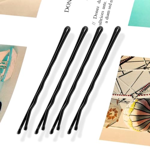 Mbmomnus 150pcs Hair Grips Black 7cm/2.75in Long Bobby Pins Black Hair Pins Long Kirby Grips for Women Girls Hair Accessories Ideal for All Types Makeup & Hair Styling - Image 4