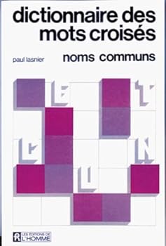 Paperback Dictionnaire des mots croisés : noms communs by Lasnier, Paul [French] Book
