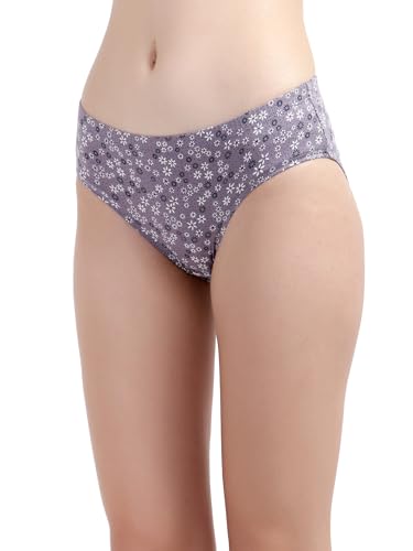 Image of BRUCHI CLUB Teen Age /Kids Girl Printed Cotton Panty (Pack of 3) Comfortable Mid Waist Hipster Panty with Stretchable Waistband Full Coverage Breathable Briefs /Underwear