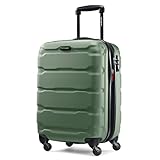 Samsonite Omni PC Hardside Expandable Luggage with Spinner Wheels, Carry-On 20-Inch, Army Green