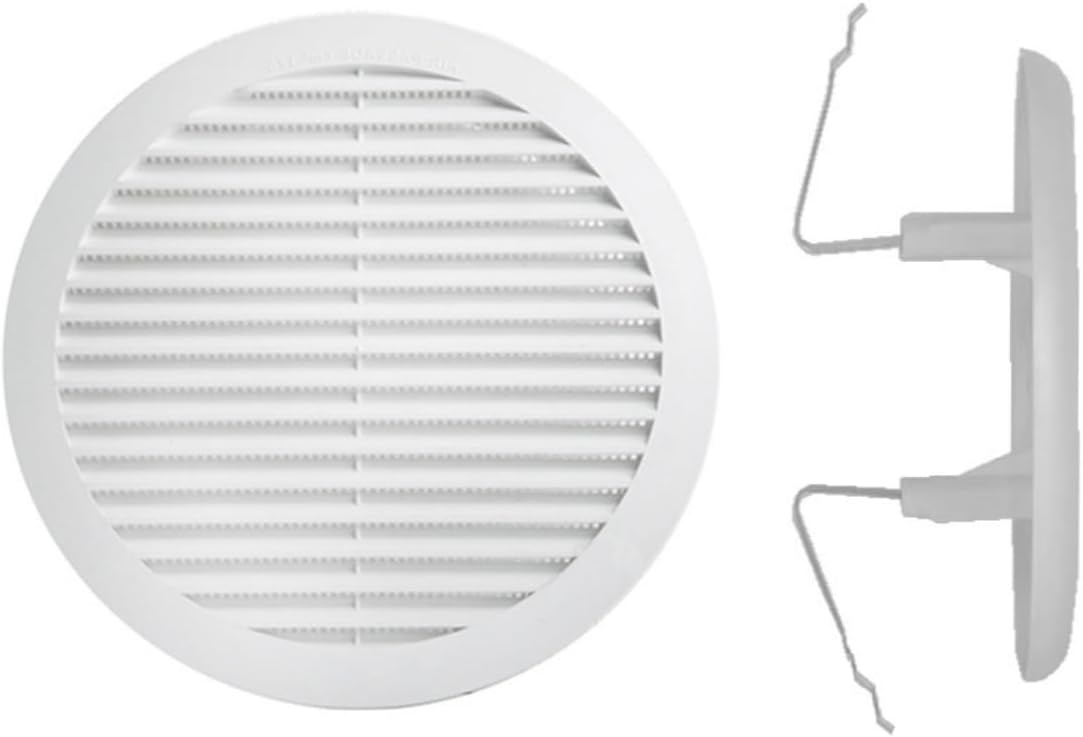 Grille de ventilation intérieure pour tube PVC avec moustiquaire blanc Diam. 140 mm - NICOLL | Prix & dispo