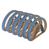 Quorumsg 40 Pezzi Nastri Abrasivi 9 x 533mm, Grana 40/60/80/120/240/320