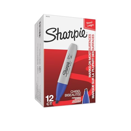 Sharpie permanent bleu 5.3mm pour organiser vos cartons de déménagement