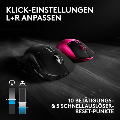 Logitech PRO X3 SUPERSTRIKE, Schwarz, 910-007878