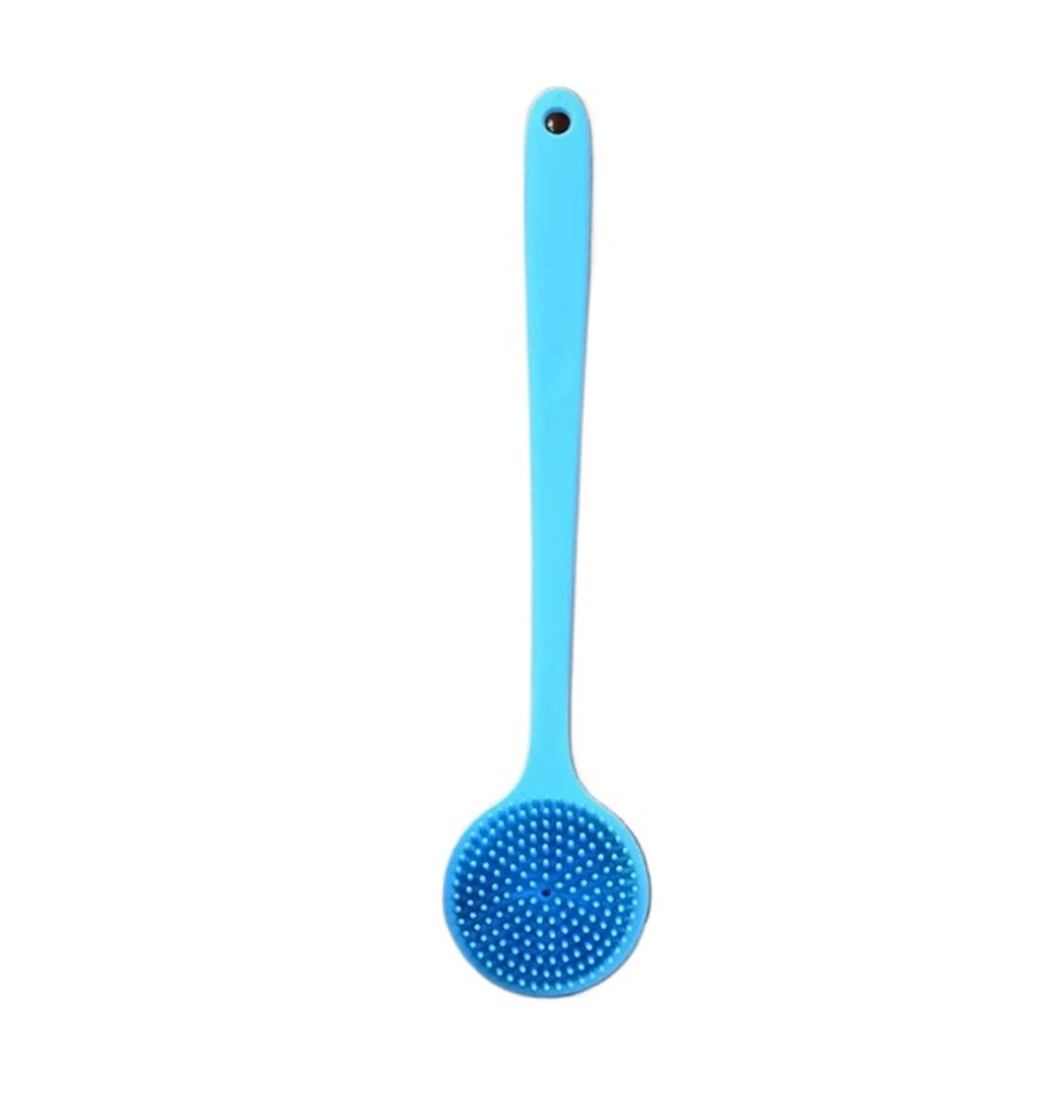 Spazzola Per La Schiena Scrubber for la schiena in silicone da 2 pezzi Scrubber for il corpo con manico lungo Spazzola for bagno leggera e facile da tenere for la pulizia della pelle Per Bagno(Blue)