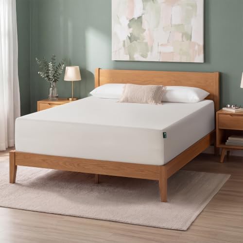 Zinus 14 Inch Queen Green Tea Memory Foam Mattress, Medium Firm Feel