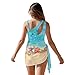 Luarisgur Sea Turtle Beach One Piece Swimsuit Girls with Cover Up Fashion Bathing Suit for Girls 8-10 with Beach Coverups Wrap Skirts 2 Piece Set Kids Swimsuits for Summer Vacation Beach Pool Party