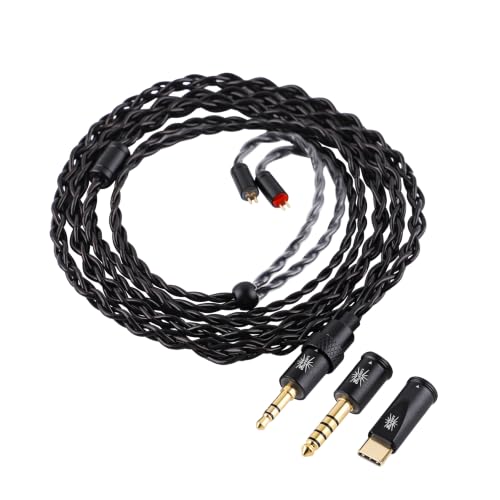 Kiwi Ears x B_Media Terras IEM Extension Cable with 3.5mm/4.4mm/USB-C Plugs