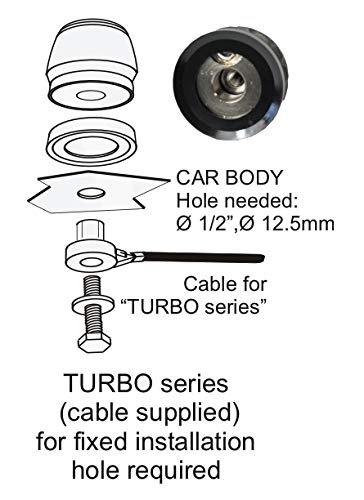 SIRIO "ORIGINALE" P-2000 PERFORMER ANTENNA 27 MHZ 27 ... 30 MHz 2000 Watt (P-2000)