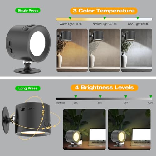 Aplique de pared con atenuación continua y cambio de colores 8