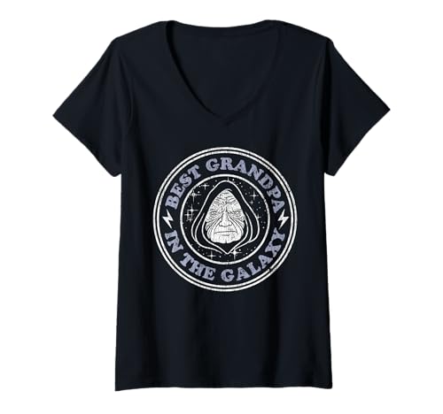 Star Wars Palpatine t-shirt col V femme style doodle idéal pour le quotidien
