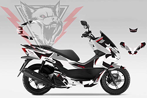 Complete Graphic Kit gráfico Completo Compatible con Honda PCX Winter Edition Calcomanías e Pegatinas