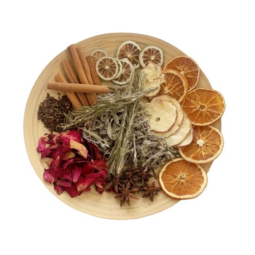 Simmering Potpourri Simmer Pot Potpourri - Dried Orange Slices Cinnamon Cloves Apple Slice Rosemary Apple Slice Perfect Christmas House Warming Hostess Gift