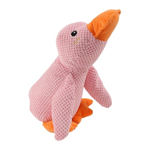 Genérico Juguete calmante para perro en forma de pato, juguete de peluche para perro en forma de pato | para cachorros chirriantes | Juguete para razas pequeñas, medianas y grandes, de peluche migno