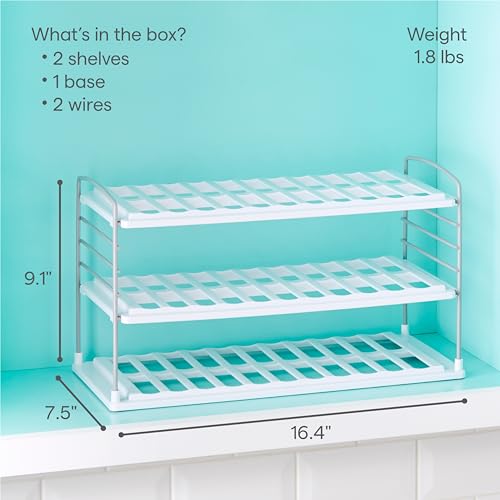 Image of YouCopia Store Metal Premium Microwave Stand for Kitchen Platform | Multipurpose Rack for Storage | Oven Stand & Microwave Storage Rack | Air Fryer Stand | Mixer Grinder (6-Layer)