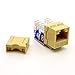 Cat.6 RJ45 110 Type Keystone Jack Ivory