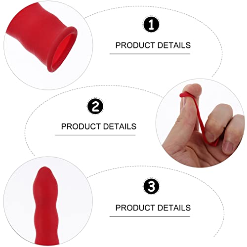 balacoo 50pcs Tapas para Sellador Rojo Cubiertas a Prueba de Fugas para Sellar y Preservar Selladores Reutilizables para Botellas de Pegamento y Adhesivos miniatura 7