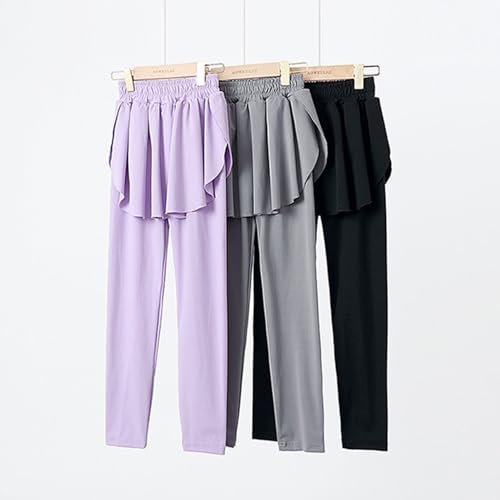 Girl Size 14 Clothes Kids Flowy Skorts Tight Yoga Pants 2 in 1 Running Tennis Skirt Pants Cute Baby Girl Pants4