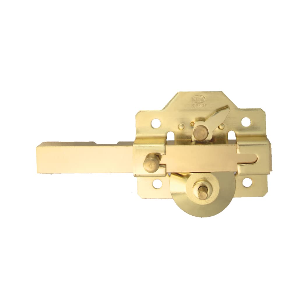 Amig - Surface-Mounted Bolt Mod.2 for Doors, Gold, 88 x 153 mm - Image 2