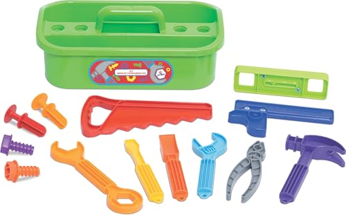 Maleta Minhas Ferramentas - Kitcom 13 peças + 3 Anos - Mercotoys, foto 1