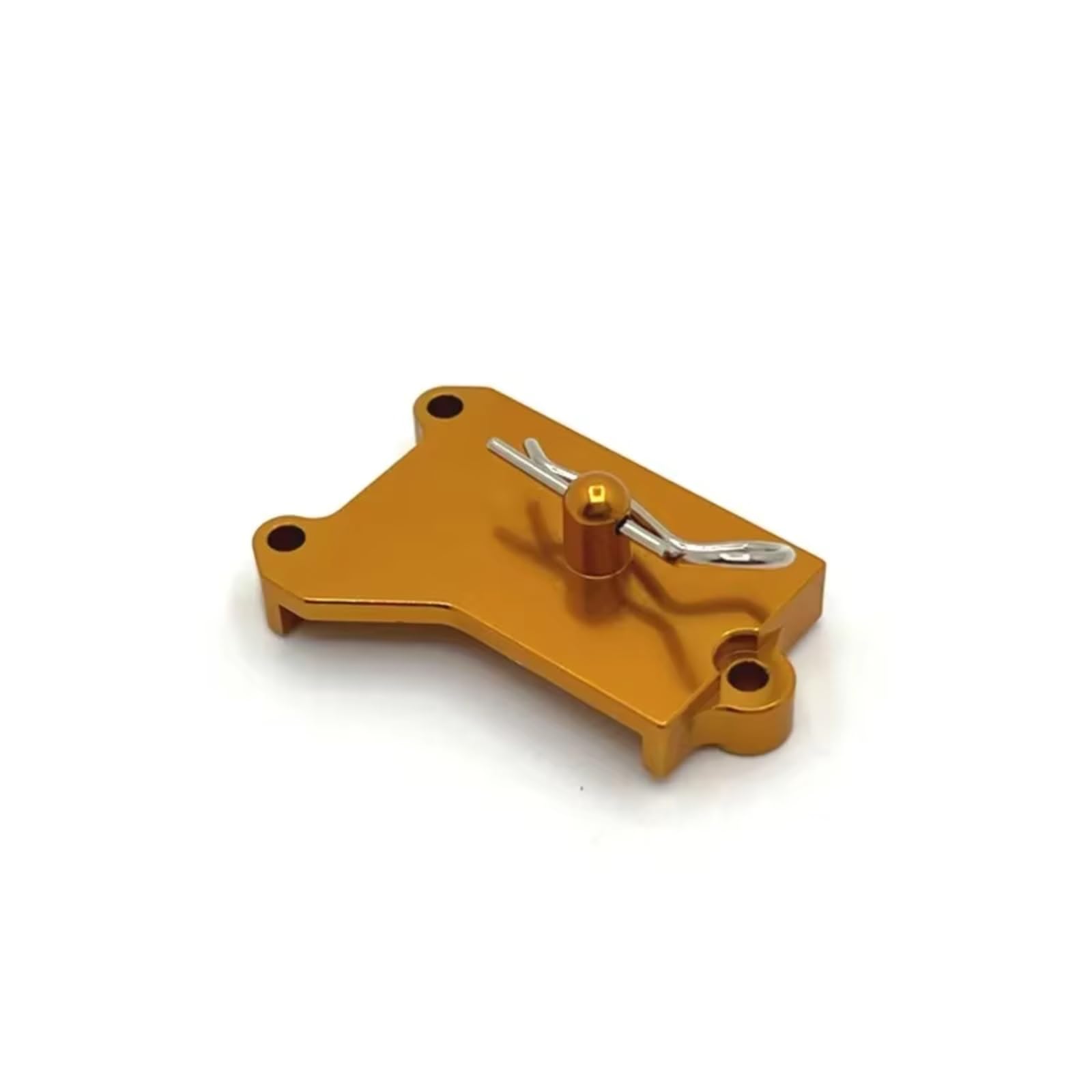 RC Car Accessories for SCY 16101 16102 16103 16104 16106 16201 1/16 Metal Servo Mount Battery Plate Holder RC Car Upgrade Parts Accessories(Yellow)
