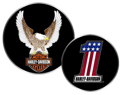 Harley-Davidson #1 Winged Eagle Bar & Shield Challenge Coin 1.75   8002954