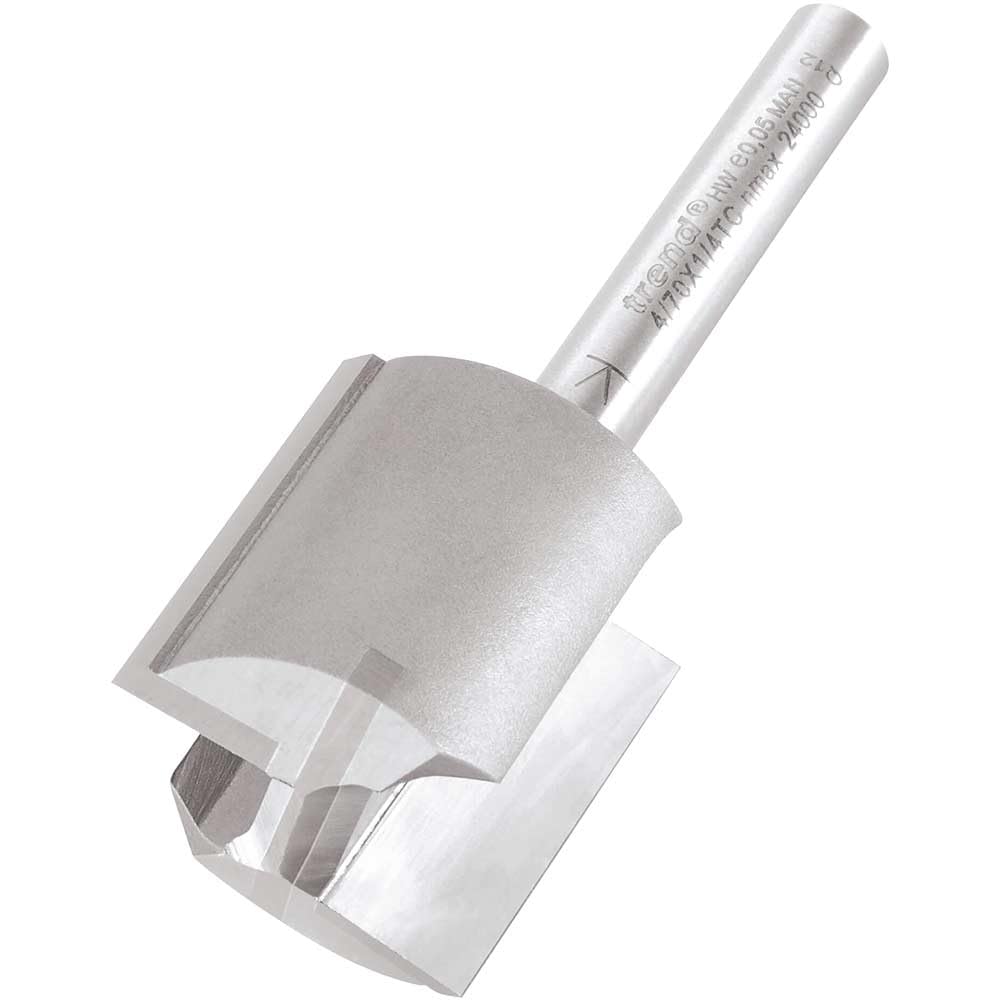 Trend 4/70 X 1/4 Tct Two Flute Cutter 25.0 X 25mm from B&Q