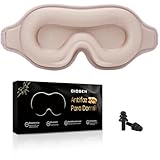 Antifaz para dormir, el antifaz OIOSEN con diseño 3D para mujeres, hombres, súper suave y bloqueo de la luz 100% y con...