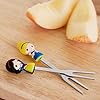 Fruit Fork, Cute Set Of 6 Fruit Forks With Holder Stainless Steel Food - View #2