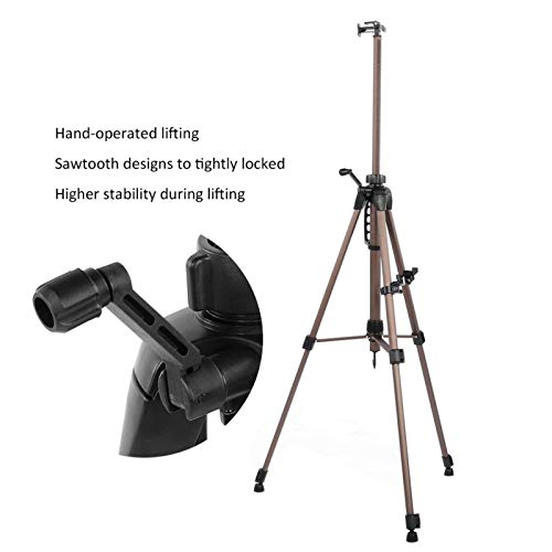 Cavalete de metal, suporte de cavaletes, acessório de pintura portátil de liga de alumínio para pint