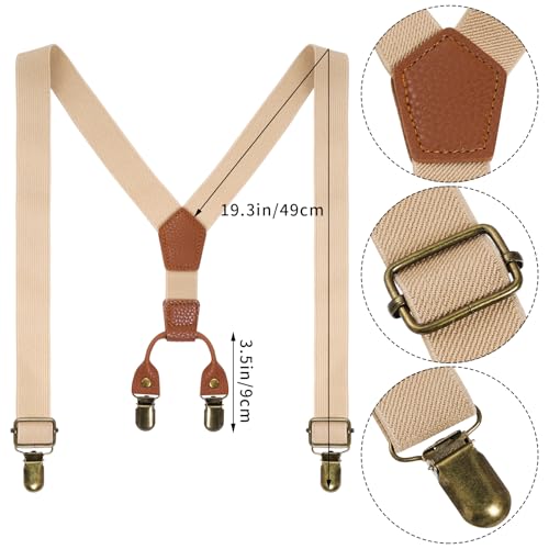 Boys Suspenders and Bow Tie Set Kids Suspenders and Pre-Tied Bow Tie Adjustable Toddler Baby for Kids Wedding Party2