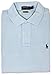 Polo Ralph Lauren Classic Fit Mesh Pony Logo Polo Shirt (L, VeryLiteBlue)