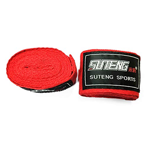 KKmoon 2 pçs/rolo Largura 5 cm Comprimento 2,5 M 100% Algodão Correia Esportiva Boxe Sanda Muay Thai