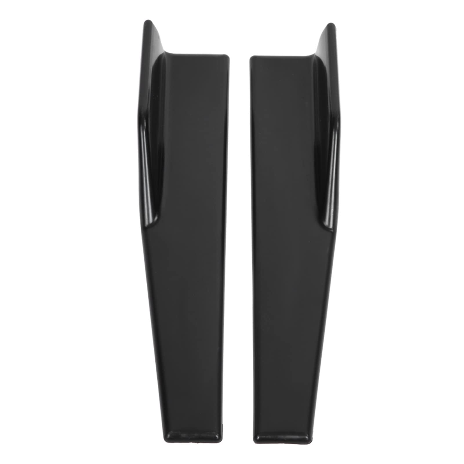 Séparateur de Jupes latérales | 2 pcs Voiture Universel Brillant Noir Côté Jupe Rocker Splitter Winglet Ailes Canard Diffuseur Bas de Caisse Jupe latérale Universelle+Jupe latérale Universelle Jupe l
