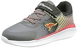 Secret Pocket KangaROOS KQ-Savory EV Sneaker, Steel Grey/Lemon Chrome, 28 EU
