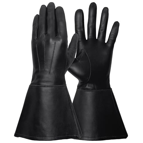Tough Gloves Enforcer Unlined Leather Gauntlet, TD650HP Black Size 11