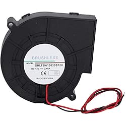 Ventilador Turbina 12V Fdit Ventilador de turbina de doble bola duradera Ventilador de aire para ventilador de picnic para el hogar Barbacoa 12V 2.4A