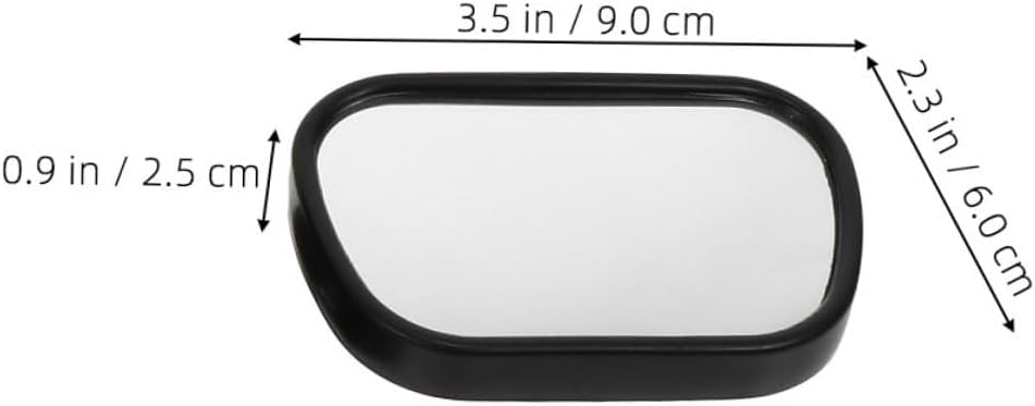 2Pcs Rearview Mirror for Wide Angle Backseat Mirror with 360° Rotation for Rear-Facing Car Seats