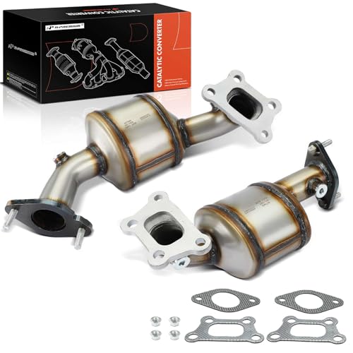 A-Premium Front and Rear Catalytic Converter with Gasket Kit Direct-Fit Compatible with Chevrolet Impala 2012-2013, Impala Limited 2014-2016, 3.6L, E.P.A. Compliant, Replace# 20831820, 22839597