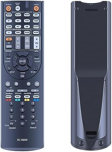 RC-803M Replacement Remote Control For Onkyo AV Receivers (TX-NR609, HT-S7409, Etc.)