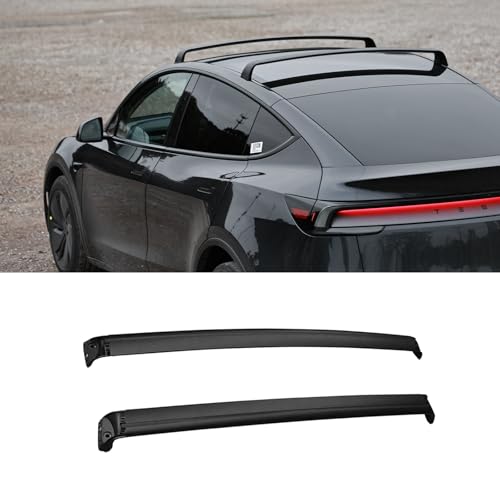 2PCS Cross Bar for Tesla Model Y Juniper (2020-2025+) Lockable Roof Racks Compatible with Model Y Rooftop Luggage Cargo Carrier fit for Model Y Exterior Accessories