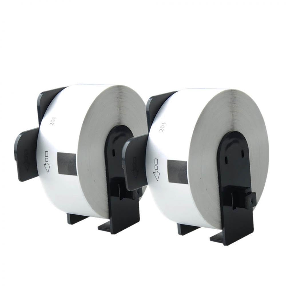 6 rotoli nastro etichetta compatibile DK-11201 29mm x 90 mm etichette di indirizzi bianchi standard per taglio del fustoso per QL-500 Serie QL-550 QL-560 QL-570 QL-580N