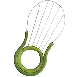 PROfreshionals Deluxe Multipurpose Avocado Slicer Tool; pit, slice, scoop, cube or dice Avocados, Green