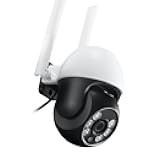 funxwe Smart WiFi PTZ Security IP Camera, Wireless 1080P HD Pan Tilt Camera, Two Way Audio Siren Motion Detection Security Surveillance for Baby Pet Dog Monitor