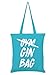 Produktbild Grindstore Tragetasche Gin Bag 38 x 42 cm azurblau